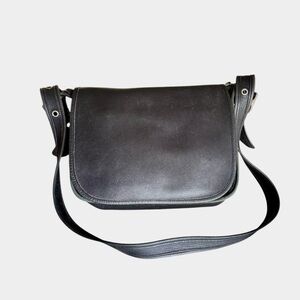 Coach Vintage Patricia Purse Black Leather F2P-9951 Crossbody Great Condition